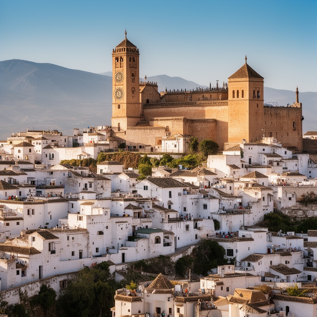 AI-generated illustration of Medina of Tetouan