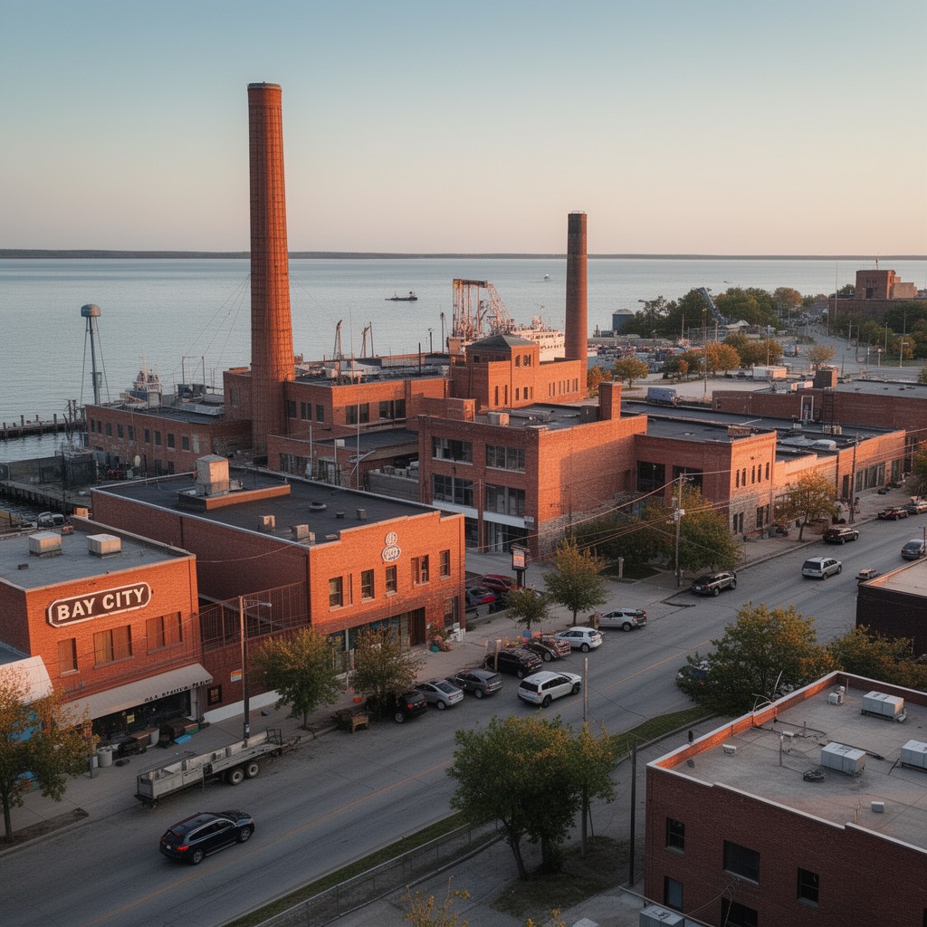AI-generated illustration of Bay City