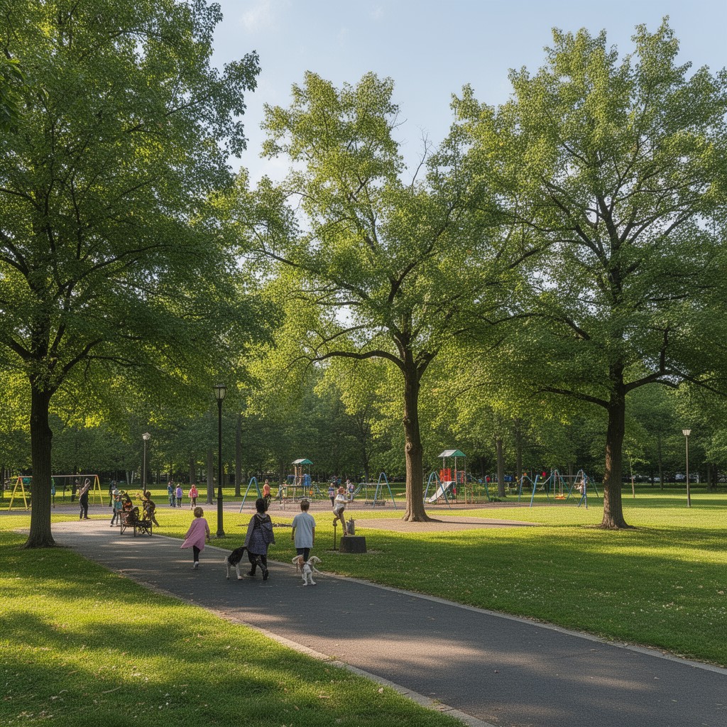 AI-generated illustration of Turnure Park