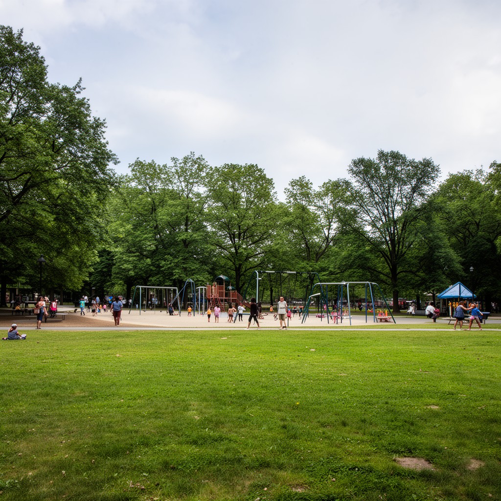AI-generated illustration of Battle Hill Park
