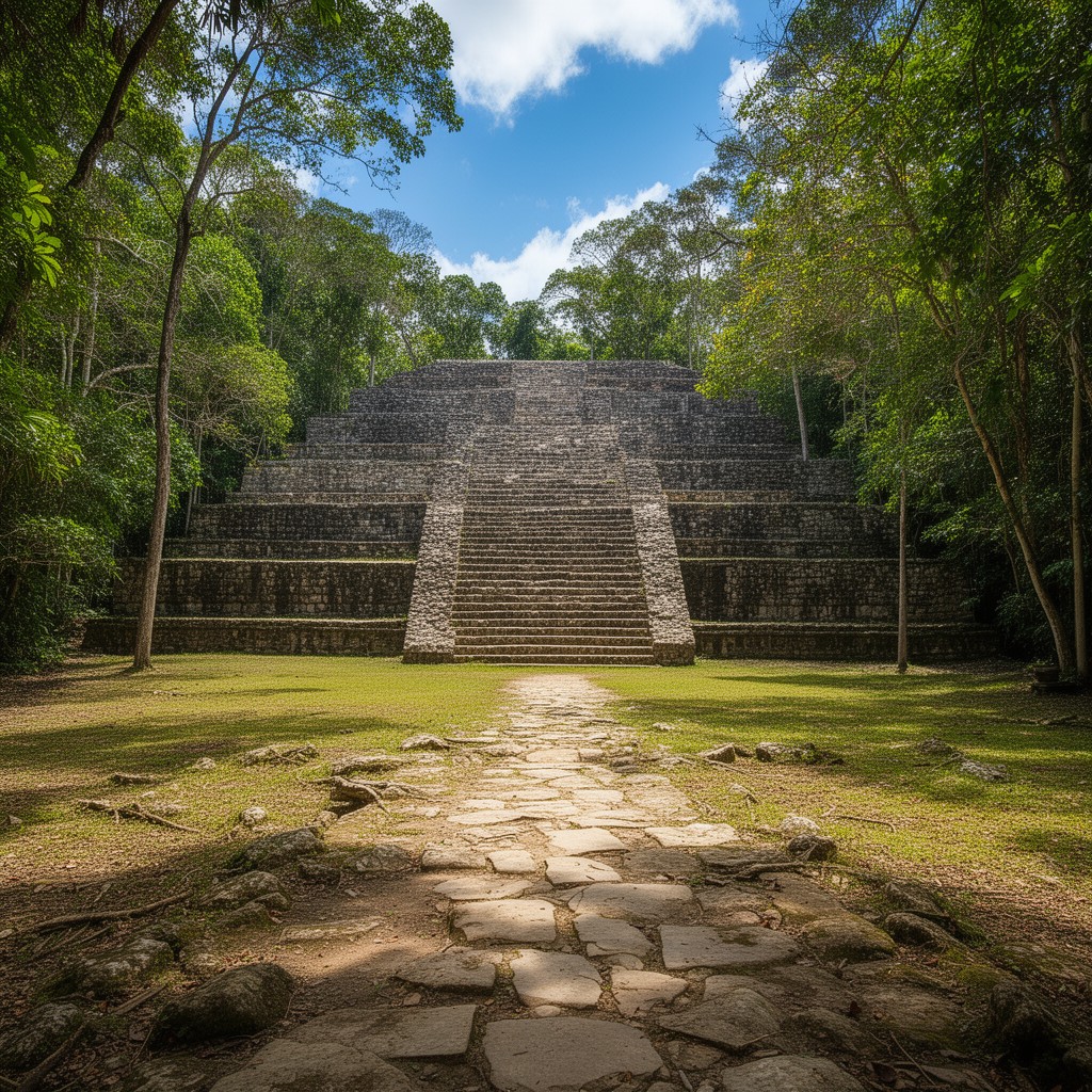 AI-generated illustration of Cobá