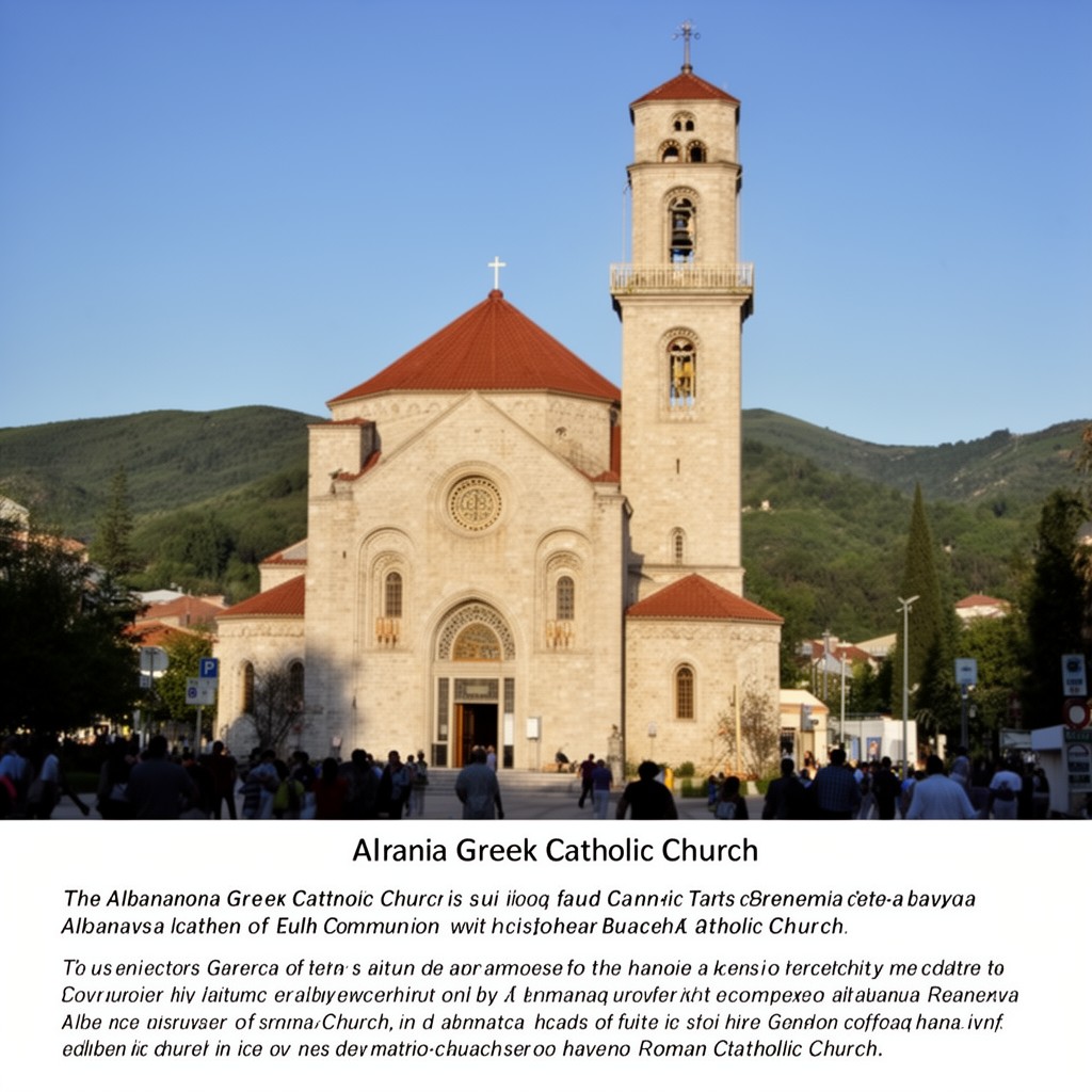 AI-generated illustration of Albanian Greek Catholic Church