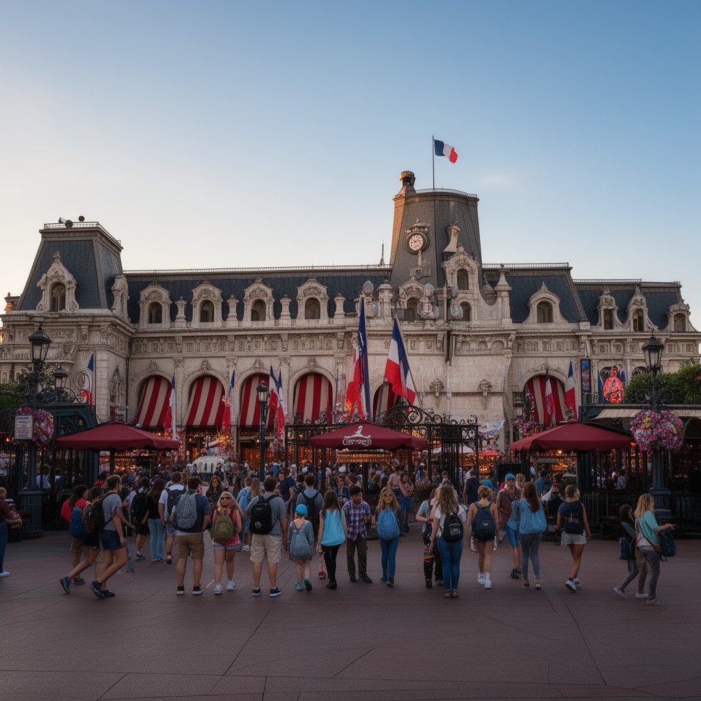 AI-generated illustration of France Pavilion