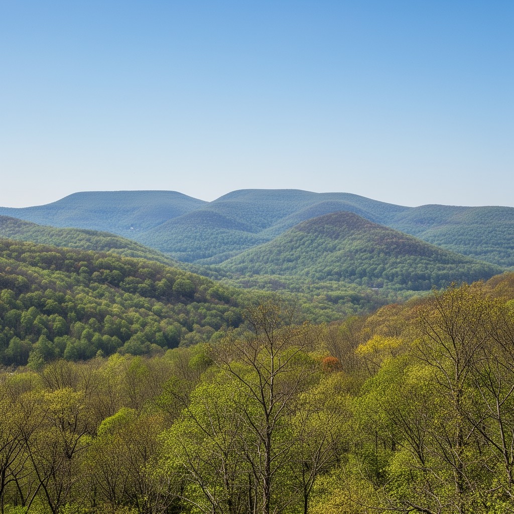 AI-generated illustration of Watchung Mountains