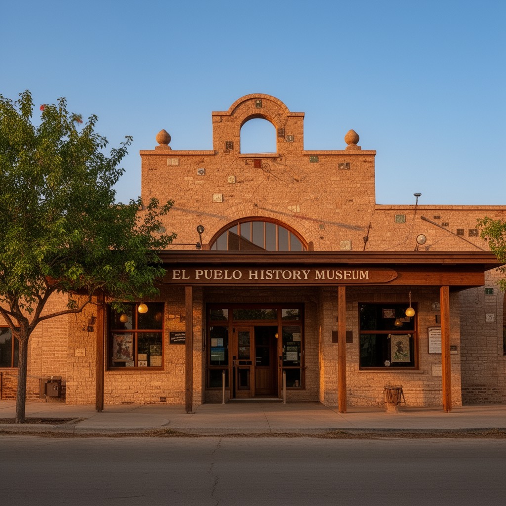 AI-generated illustration of El Pueblo History Museum