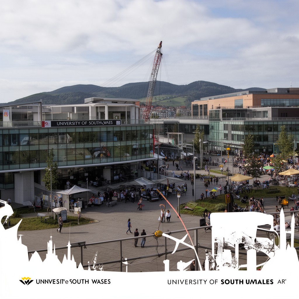 AI-generated illustration of University of South Wales