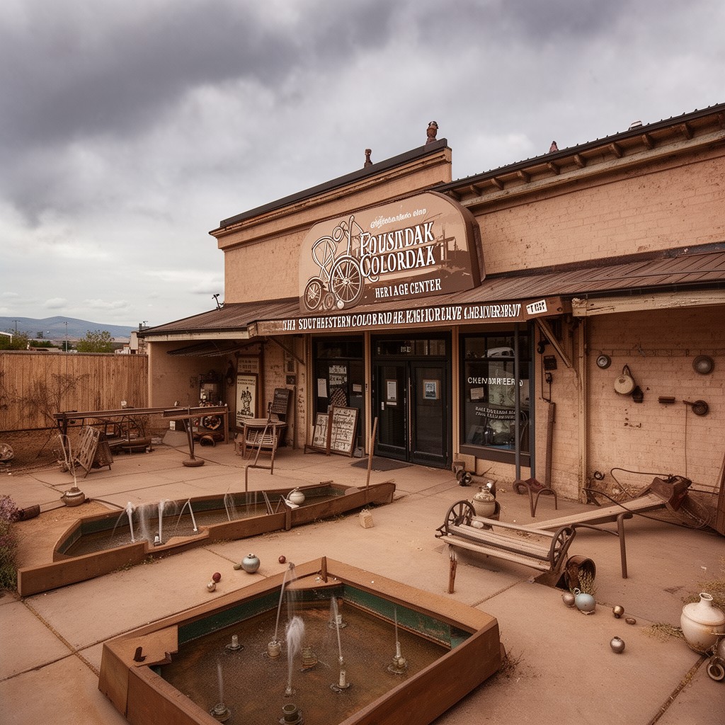 AI-generated illustration of Southeastern Colorado Heritage Center