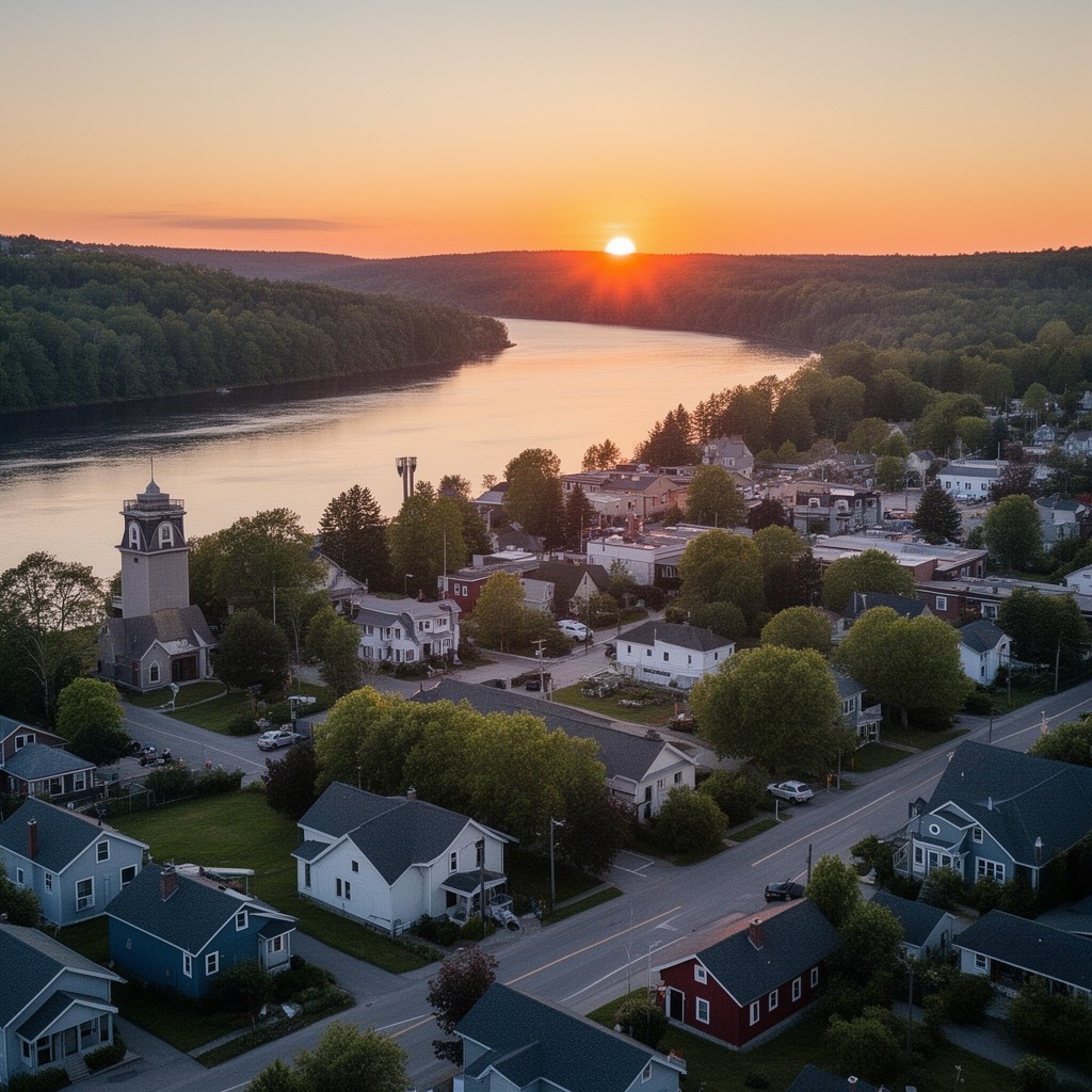 AI-generated illustration of Pembroke, Ontario