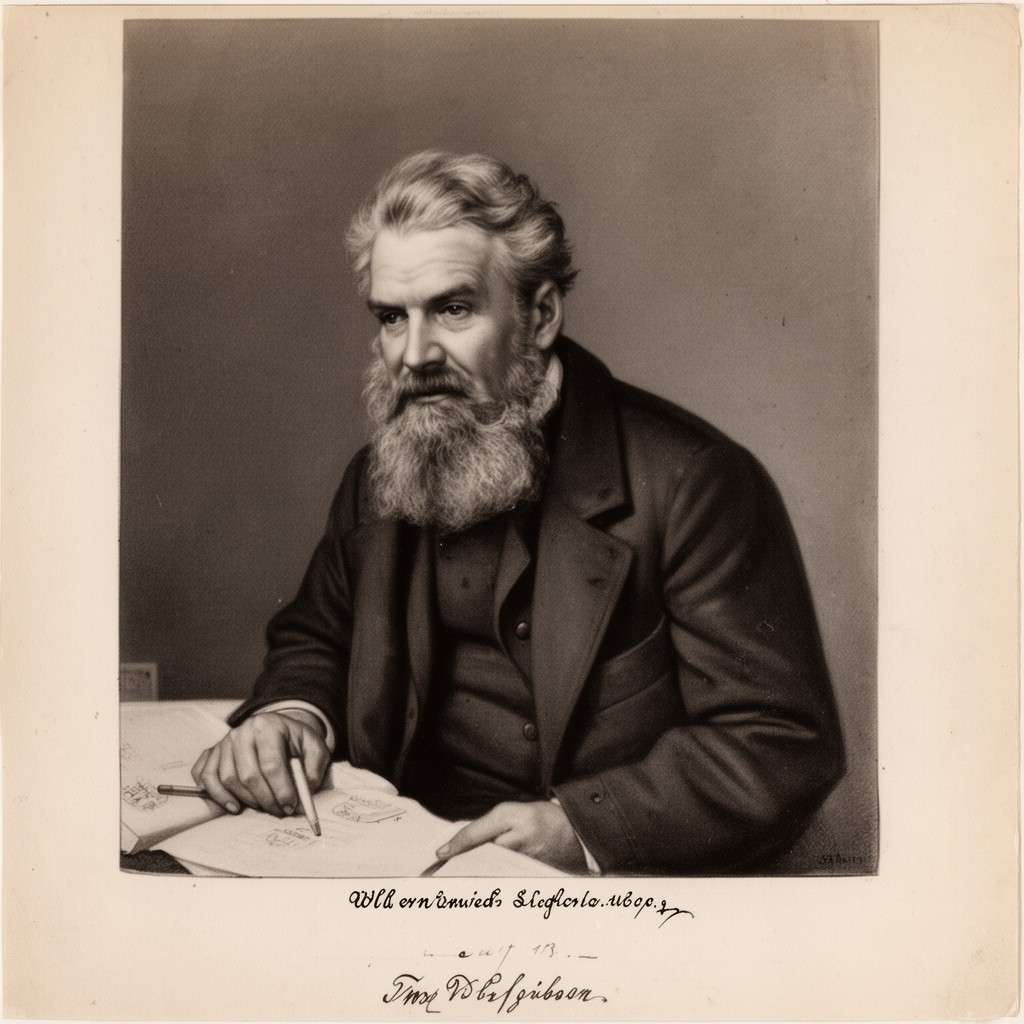 AI-generated illustration of Wilhelm Siegling