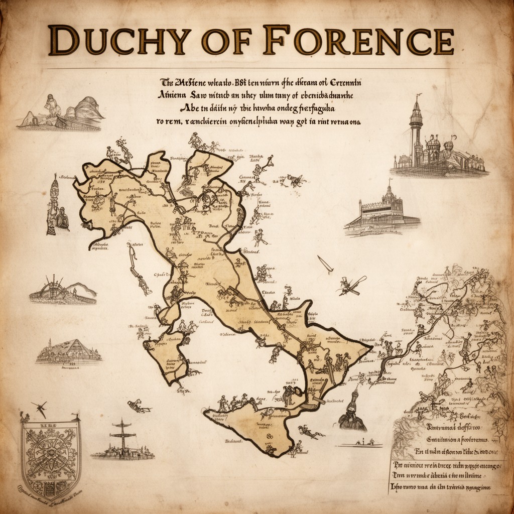 AI-generated illustration of Duchy of Florence