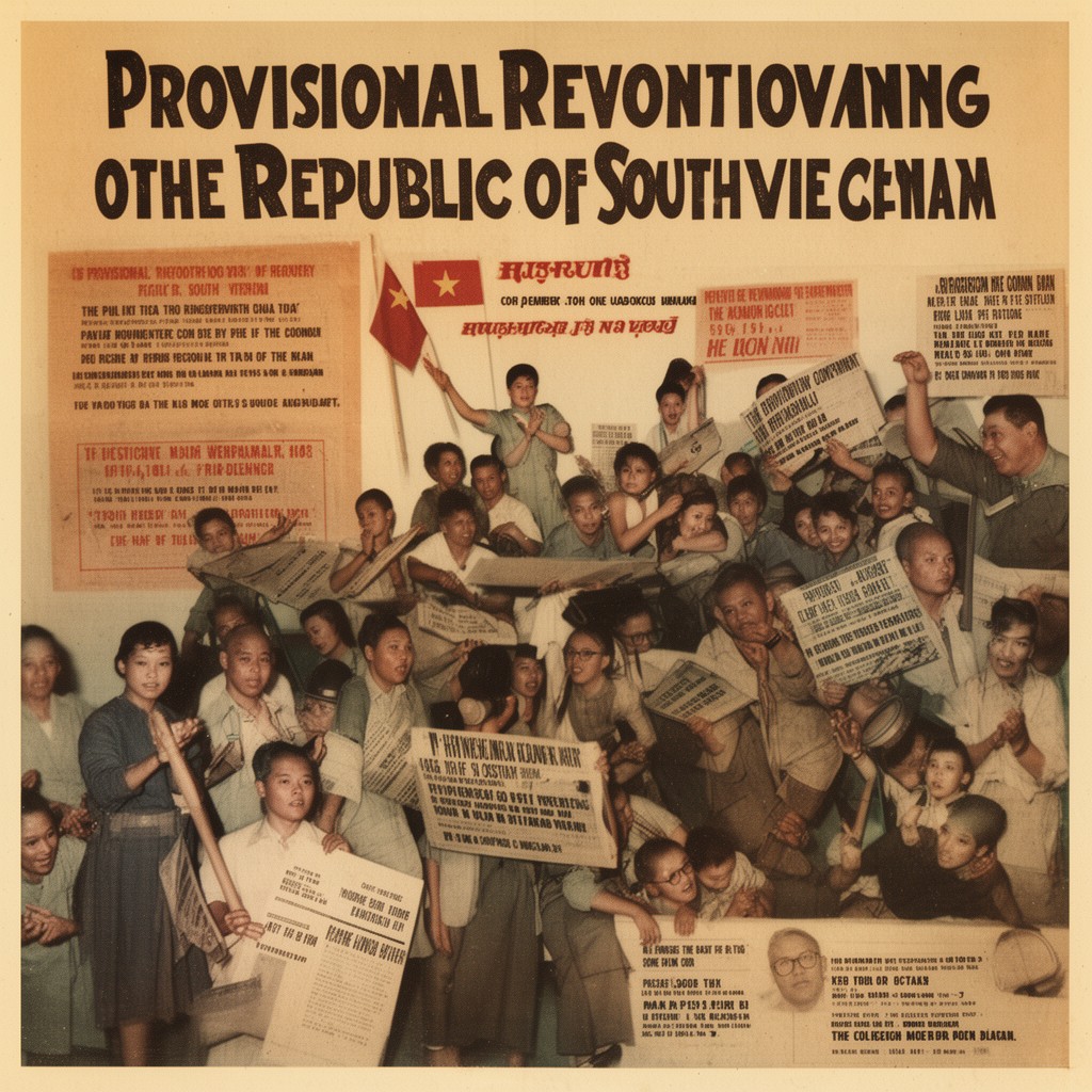 AI-generated illustration of Provisional Revolutionary Government of the Republic of South Vietnam