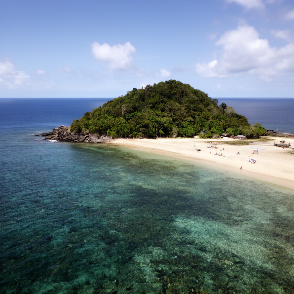 AI-generated illustration of Jaco Island