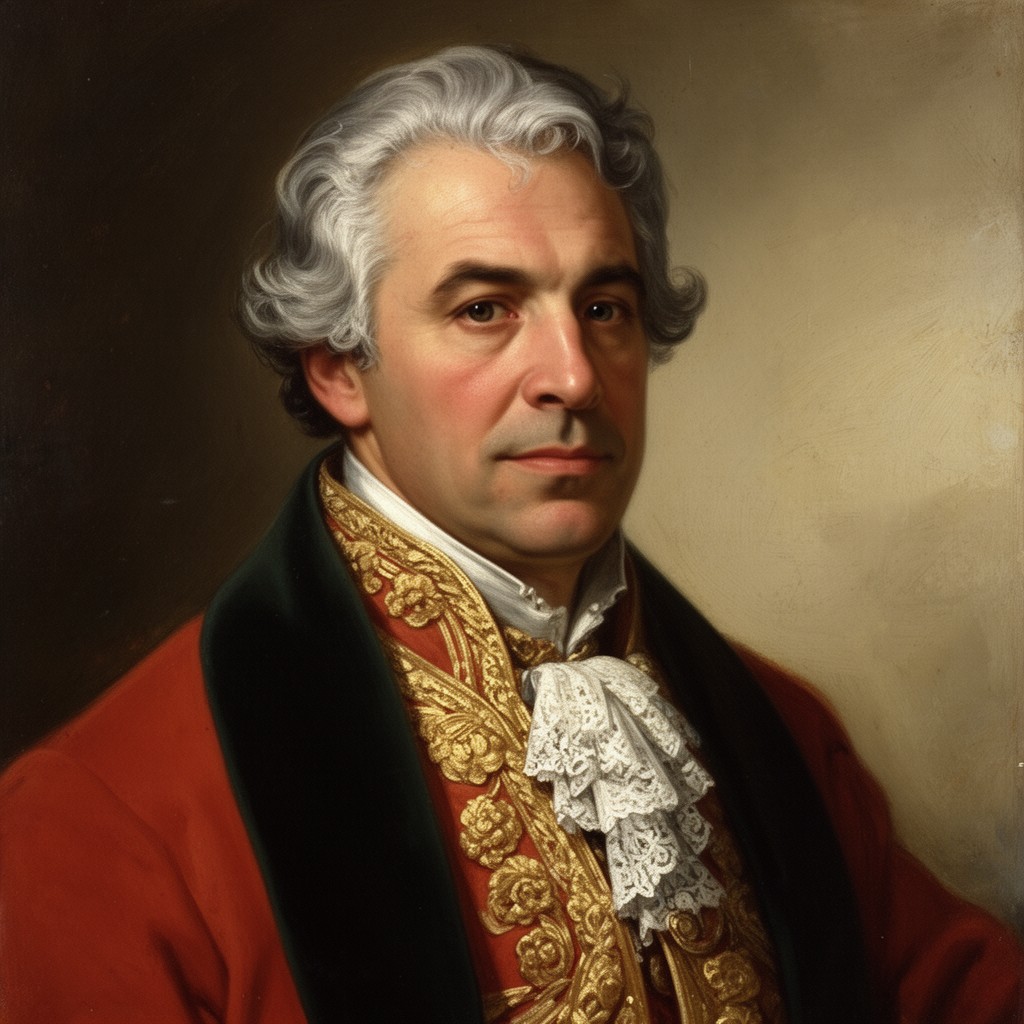 AI-generated illustration of Juan Ruiz de Apodaca