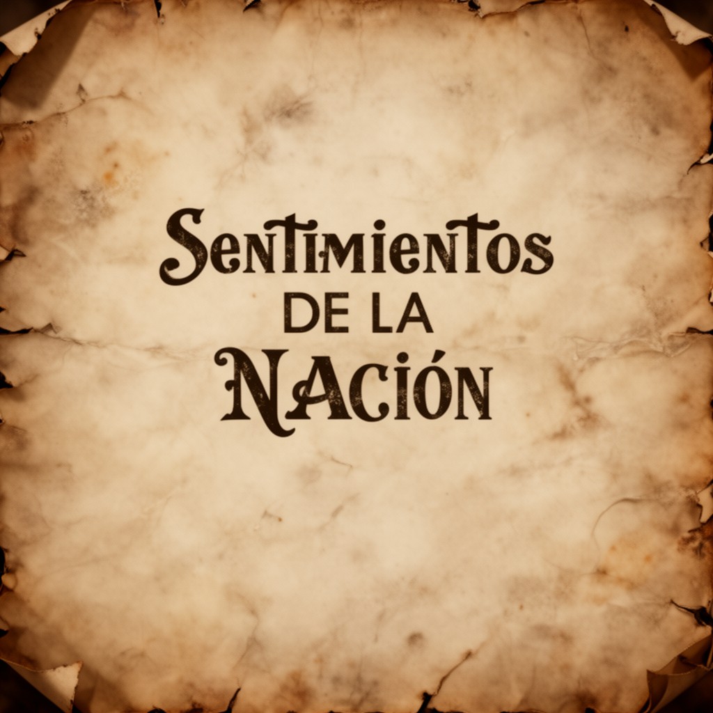 AI-generated illustration of Sentimientos de la Nación
