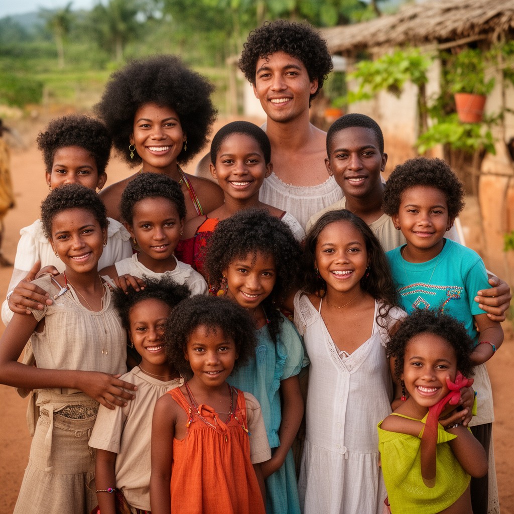 AI-generated illustration of Afro-Mexicans