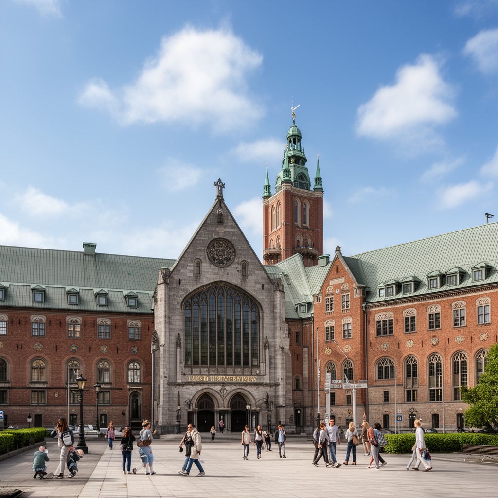 AI-generated illustration of Lund University