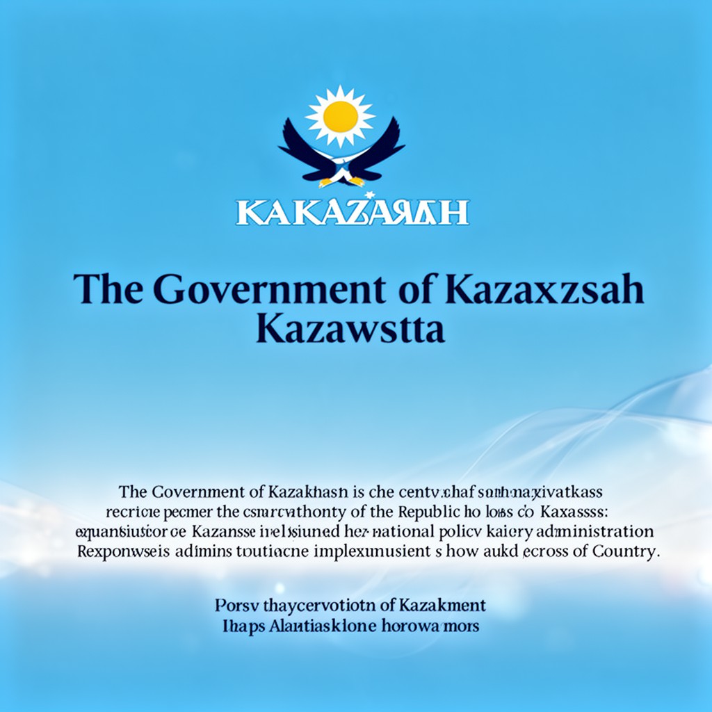 AI-generated illustration of Government of Kazakhstan