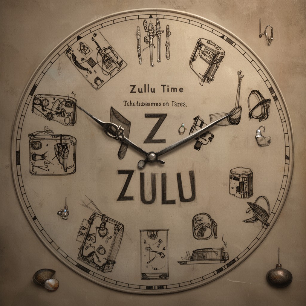 AI-generated illustration of Zulu time