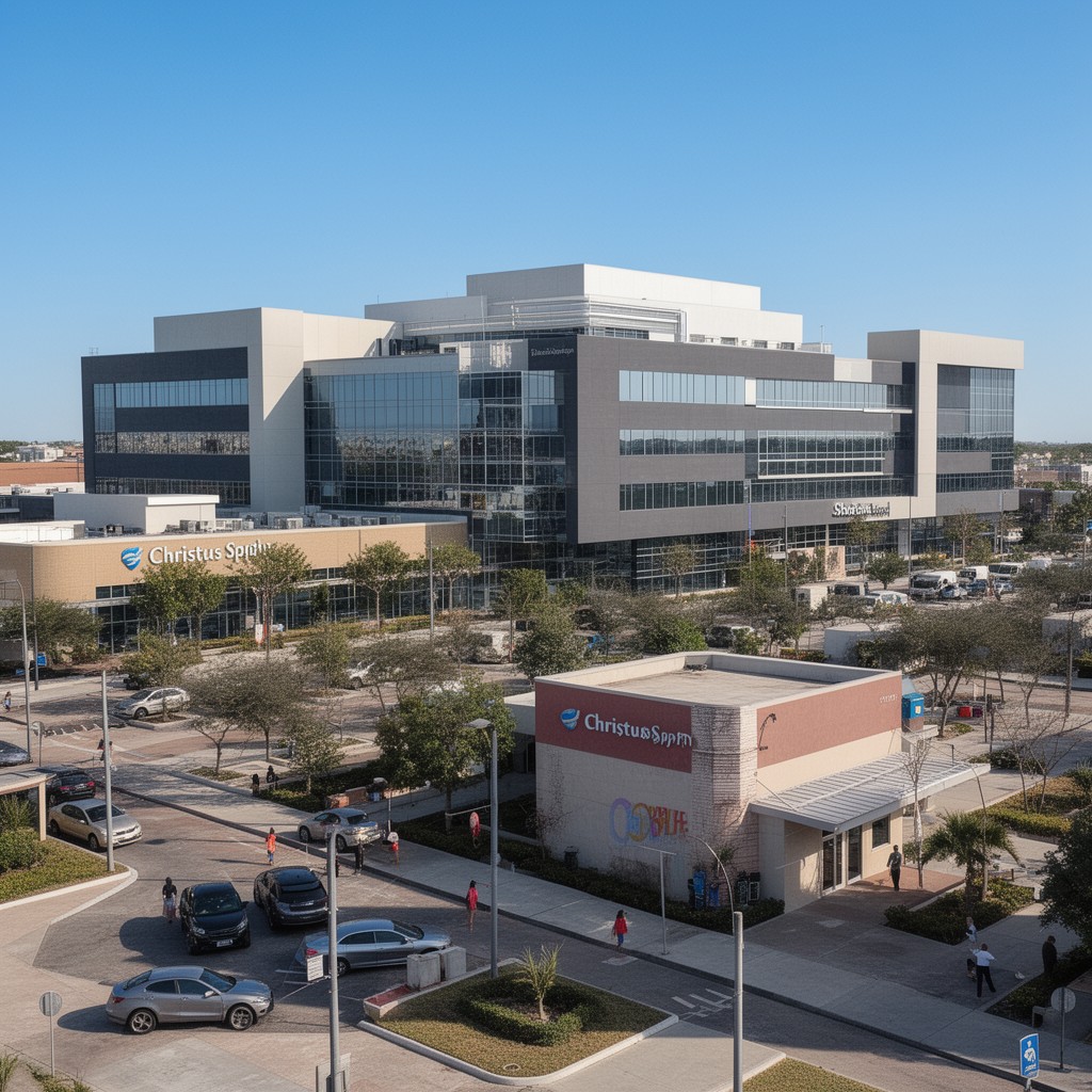 AI-generated illustration of Christus Spohn Shoreline Hospital projects