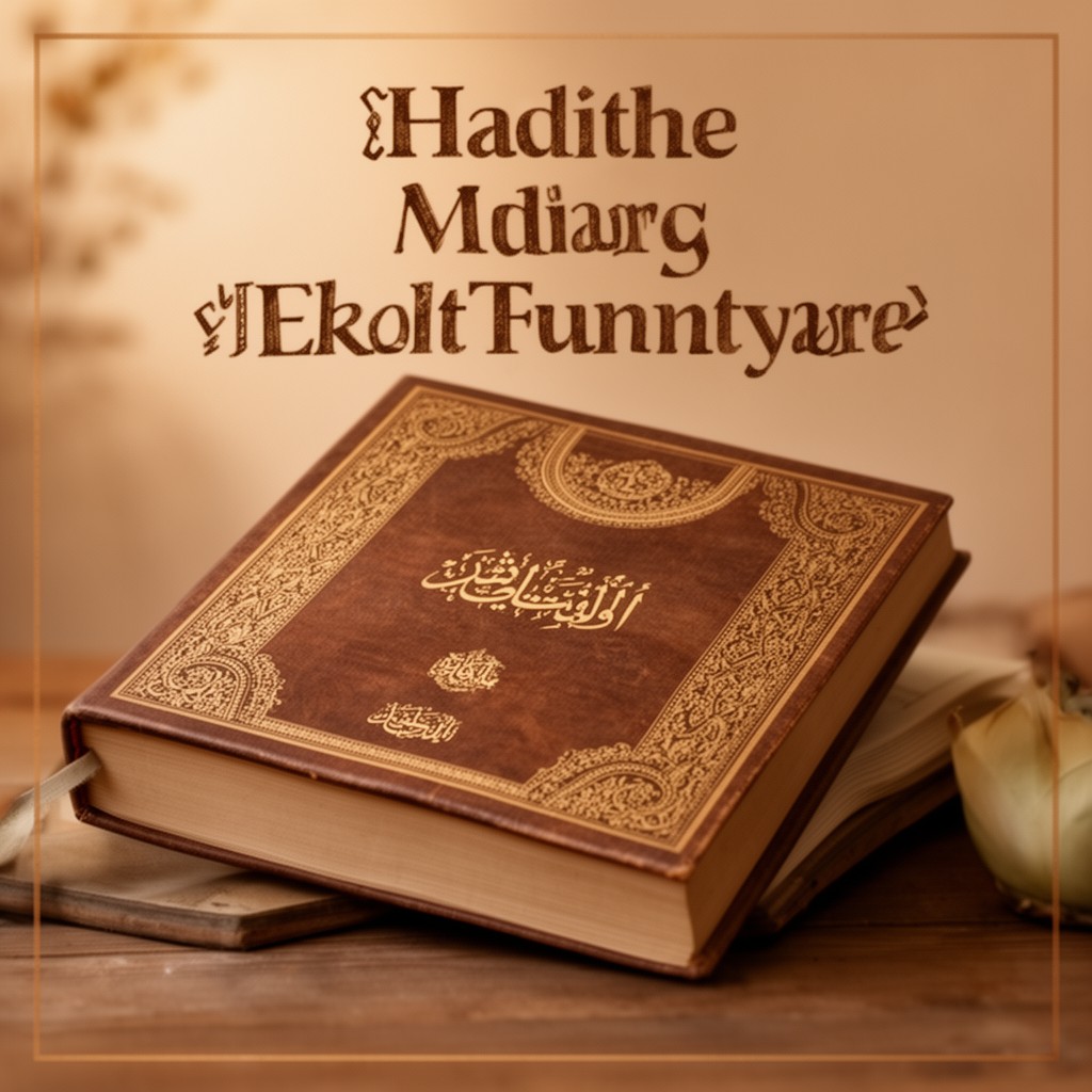 AI-generated illustration of Hadith literature