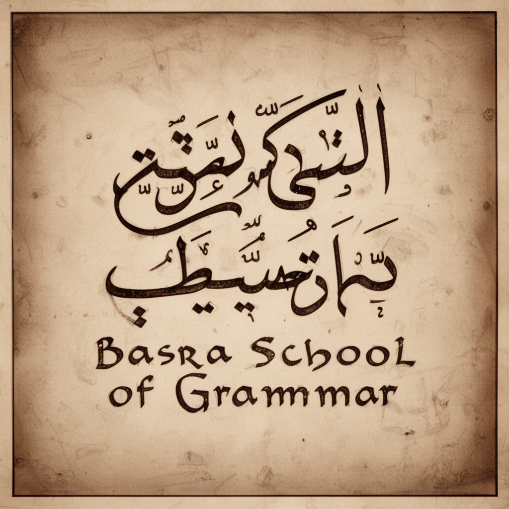 AI-generated illustration of Basra school of grammar