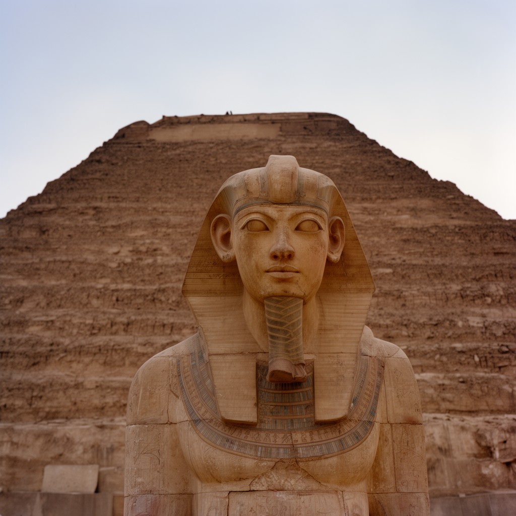 AI-generated illustration of Djoser