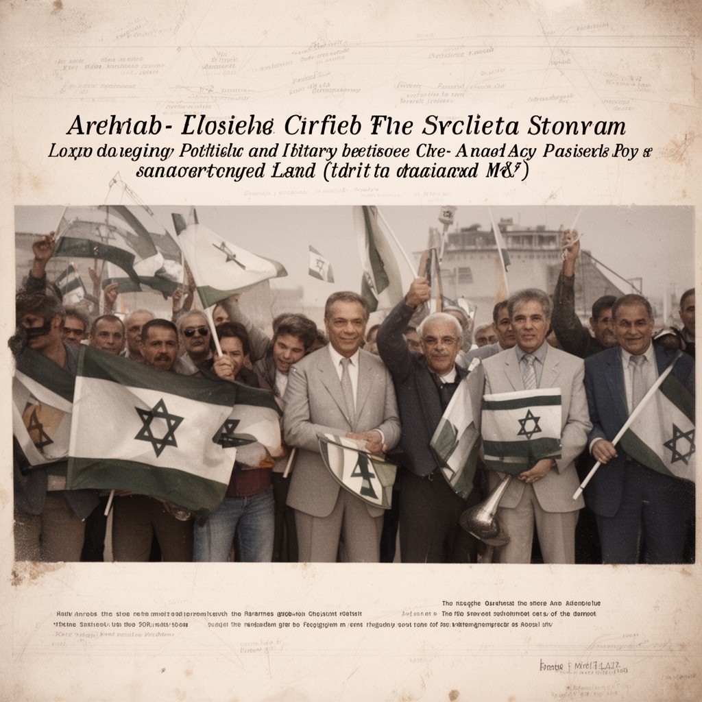 AI-generated illustration of Arab–Israeli conflict