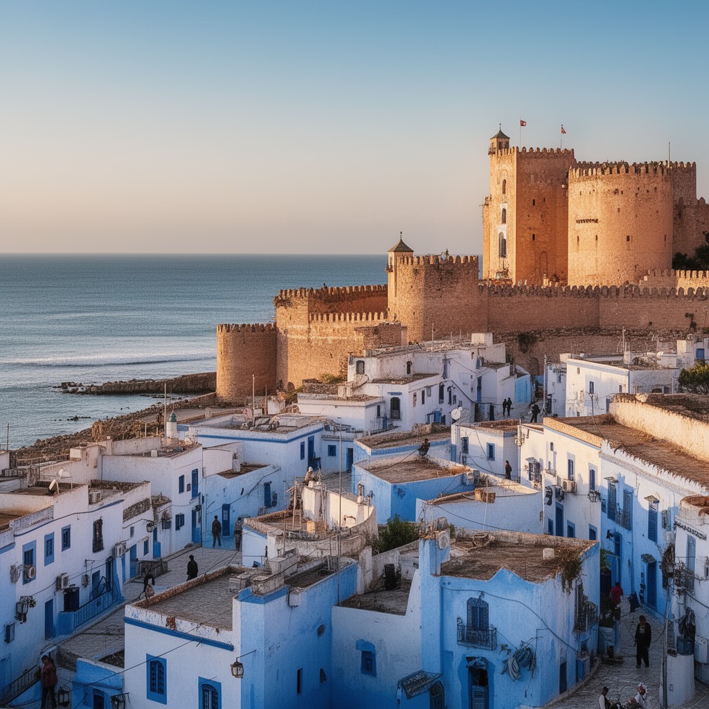 AI-generated illustration of Kasbah of the Udayas