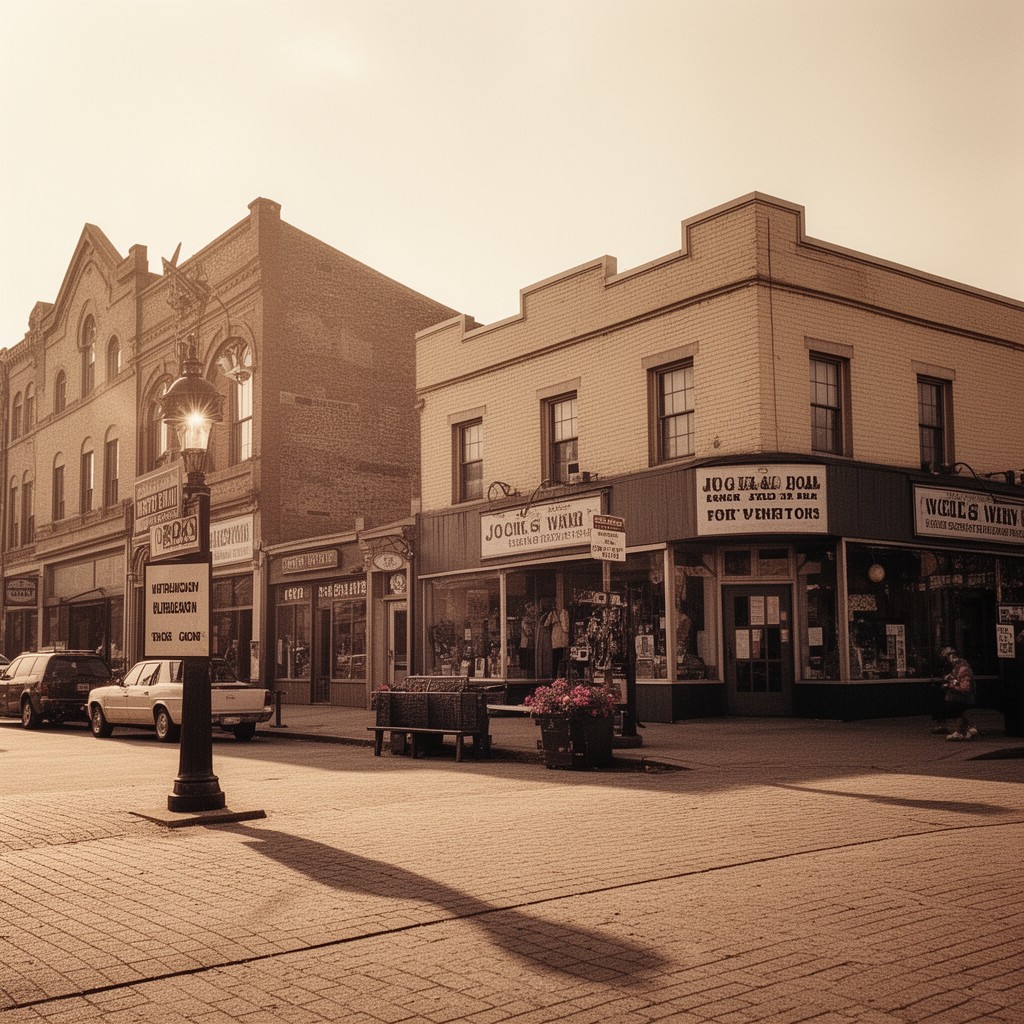AI-generated illustration of Jamestown, New York, United States