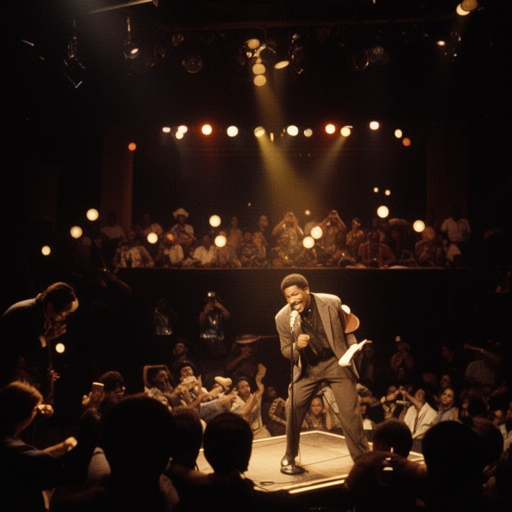 AI-generated illustration of Richard Pryor: Live in Concert