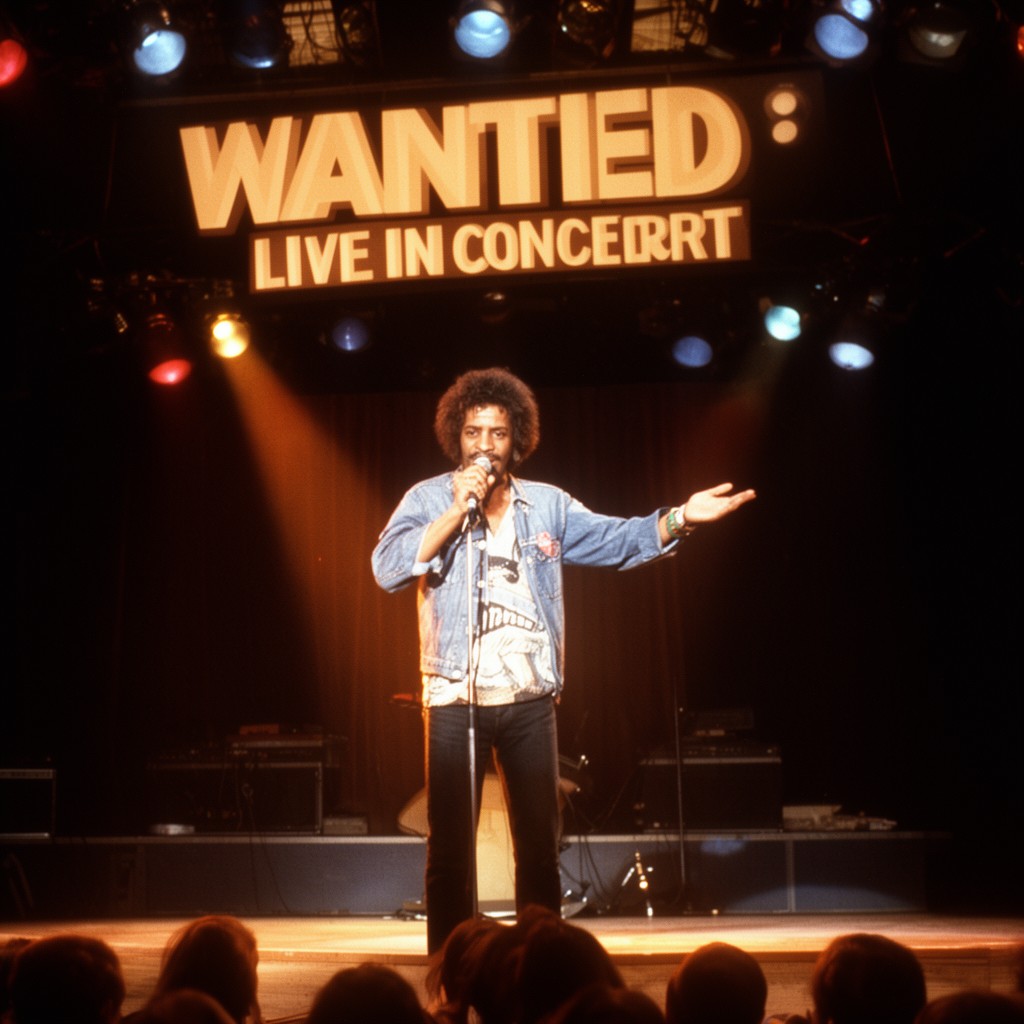 AI-generated illustration of Wanted: Live in Concert