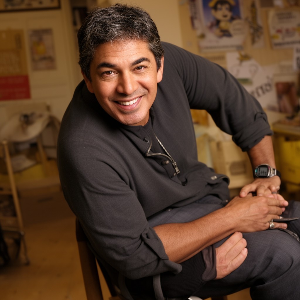AI-generated illustration of George Lopez