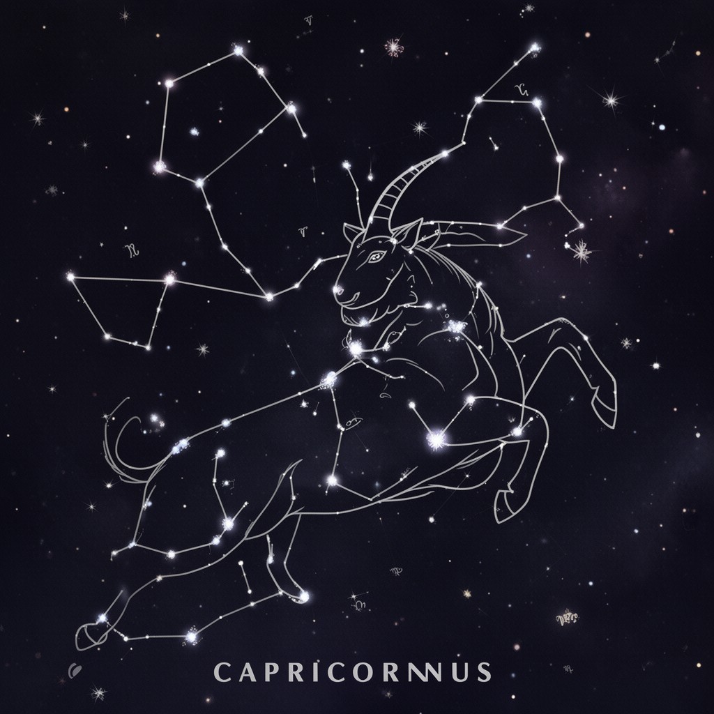AI-generated illustration of constellation Capricornus