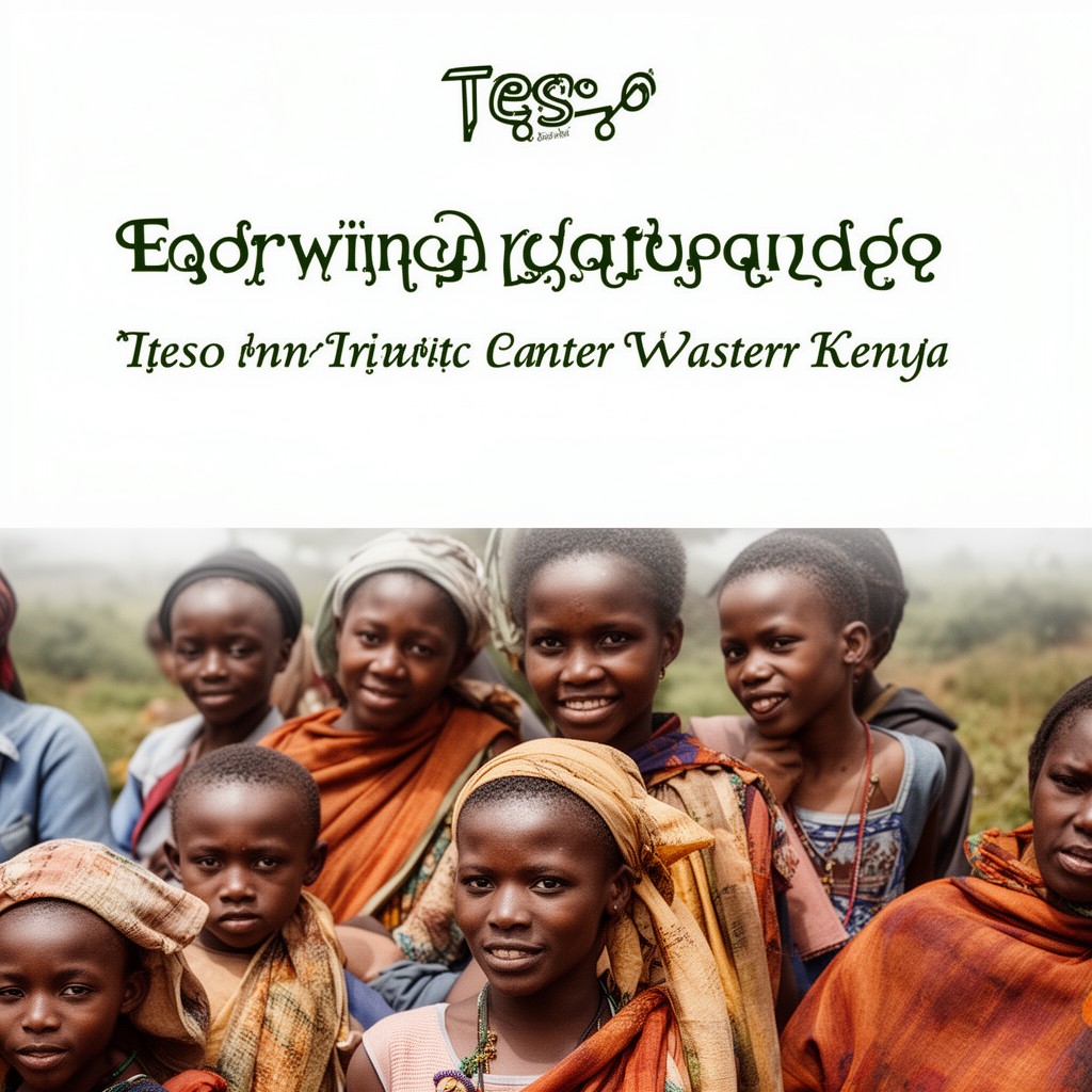 AI-generated illustration of Teso language