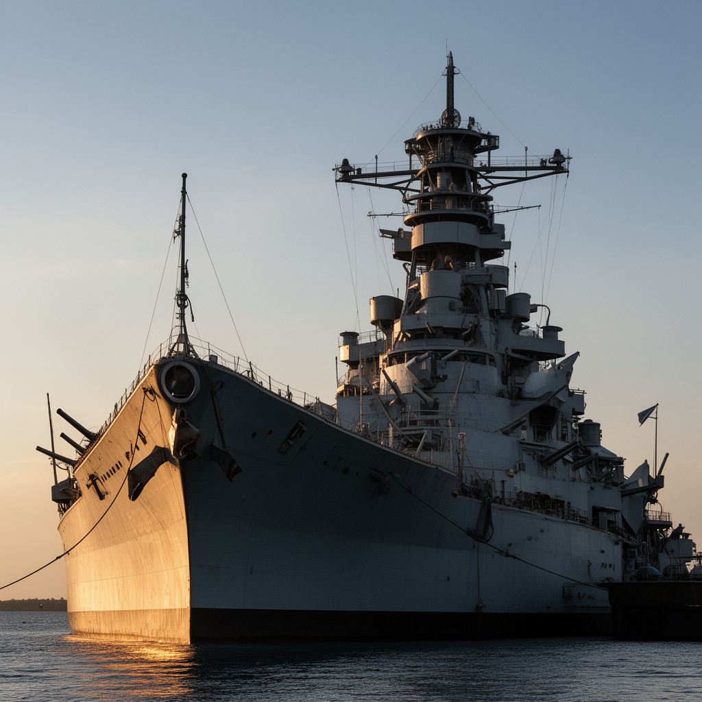 AI-generated illustration of BB-43