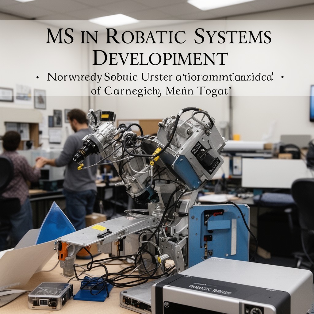 AI-generated illustration of MS in Robotic Systems Development