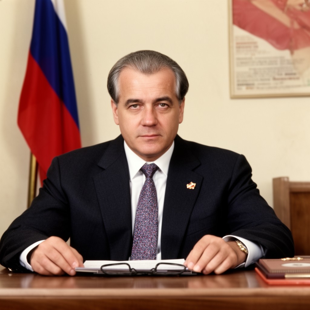 AI-generated illustration of Chairman of the Council of Ministers of the Russian SFSR