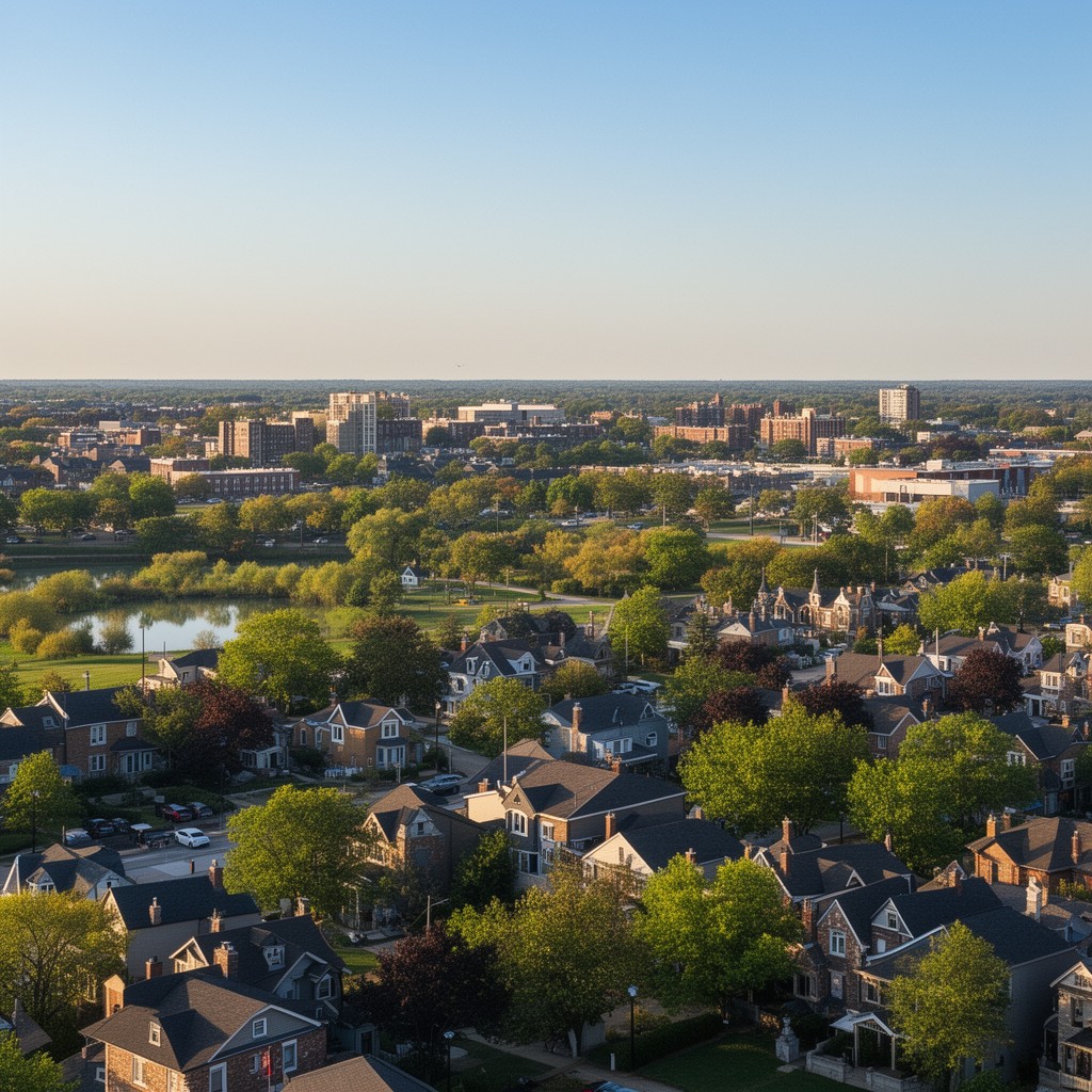 AI-generated illustration of Winfield, Illinois