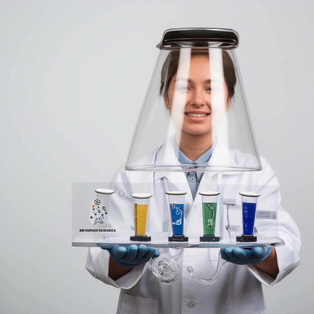AI-generated illustration of Cancer Research