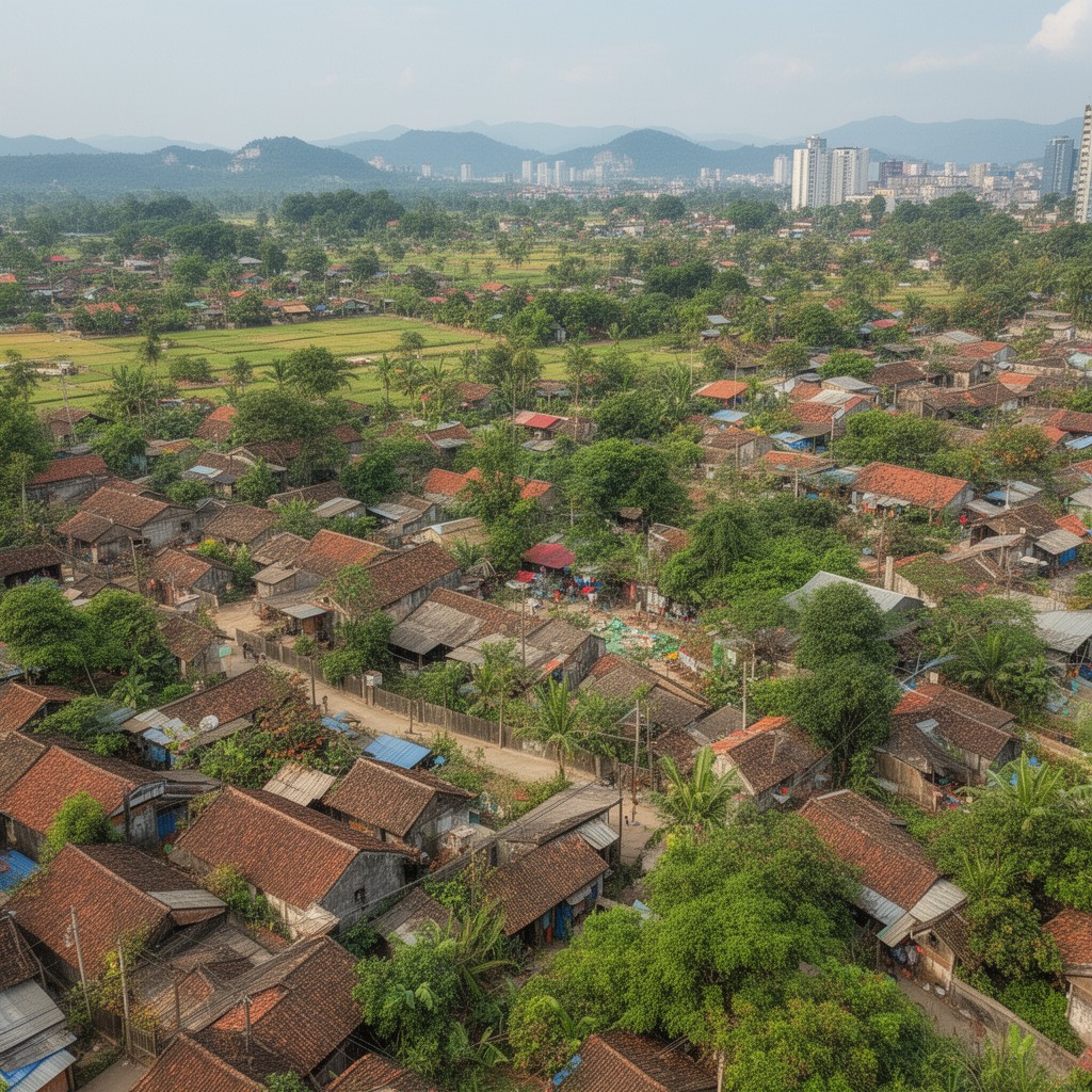AI-generated illustration of Thường Tín District