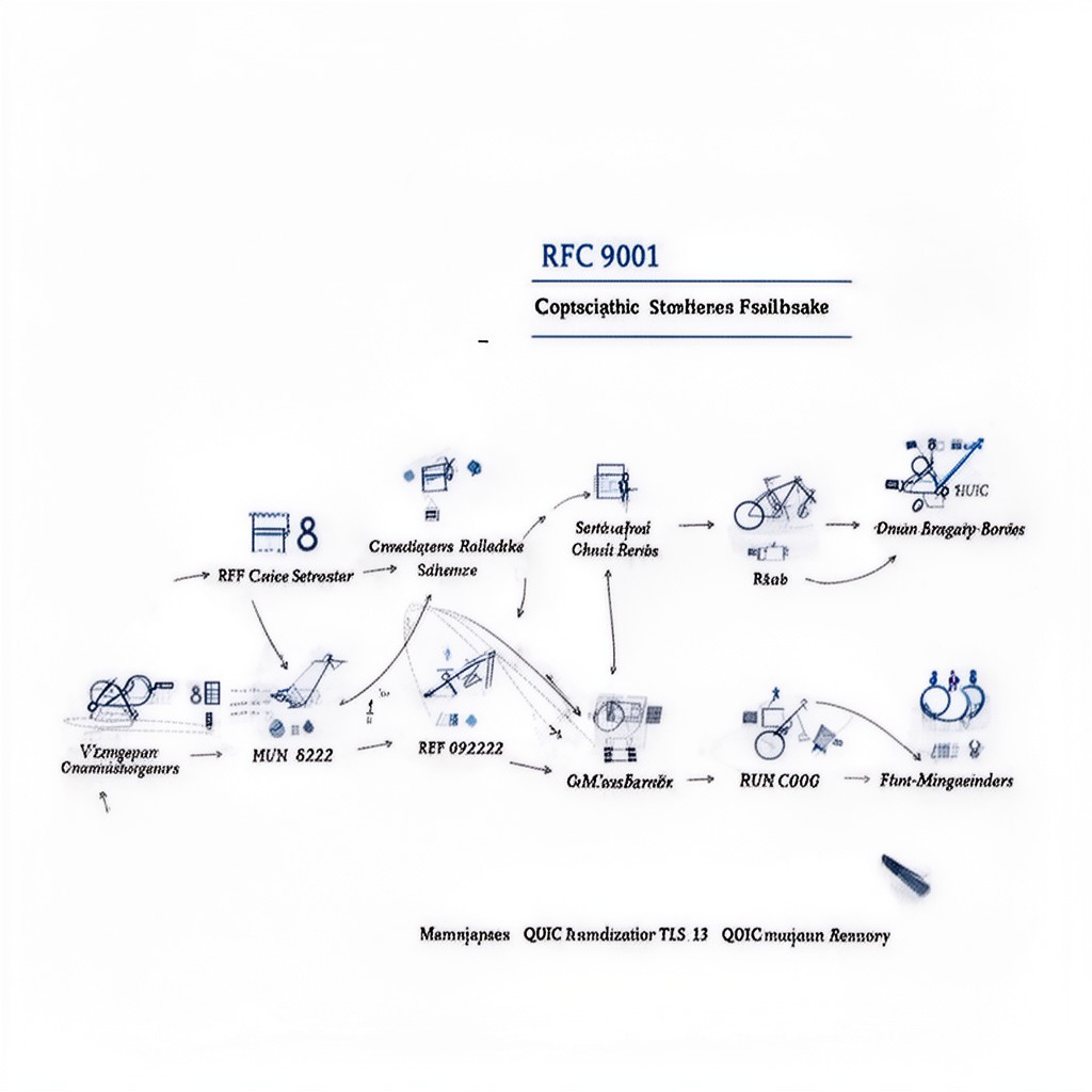 AI-generated illustration of RFC 9001