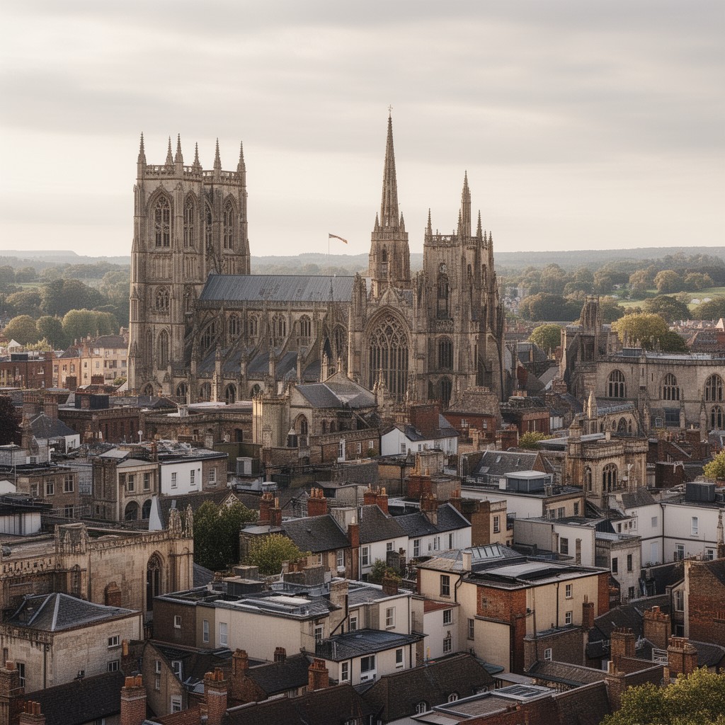 AI-generated illustration of Peterborough