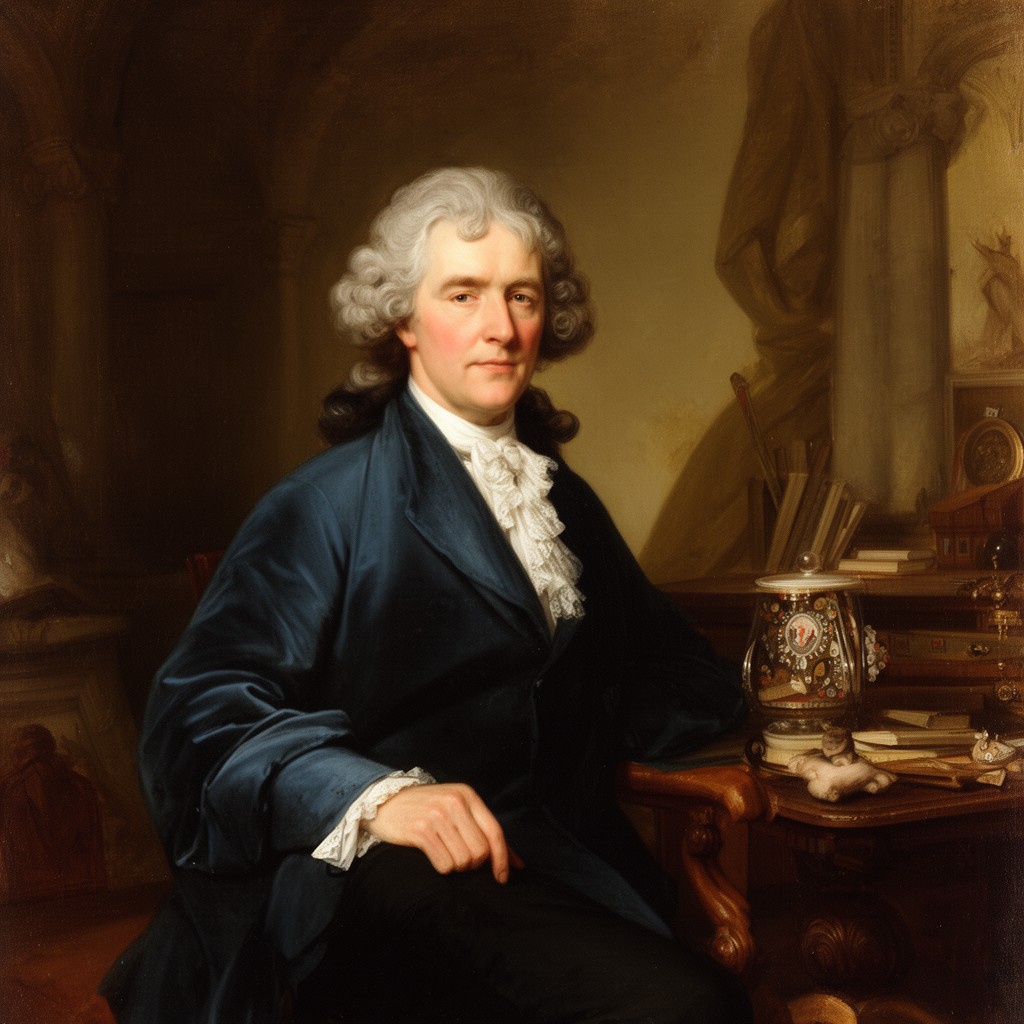 AI-generated illustration of Horatio Walpole, 1st Baron Walpole of Wolterton
