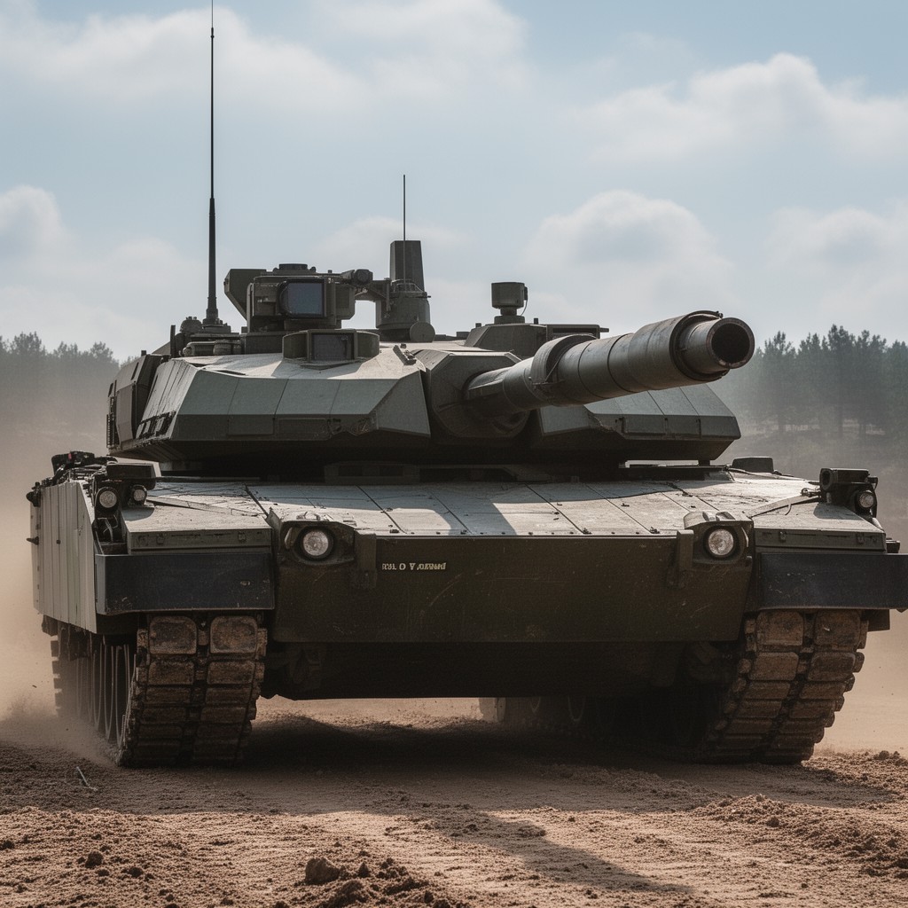 AI-generated illustration of Leclerc main battle tank