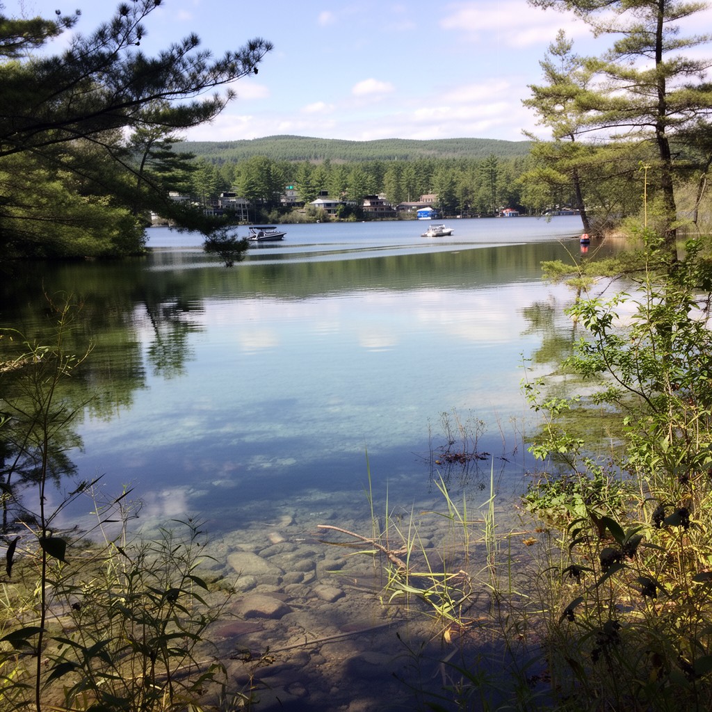 AI-generated illustration of Thompson Lake