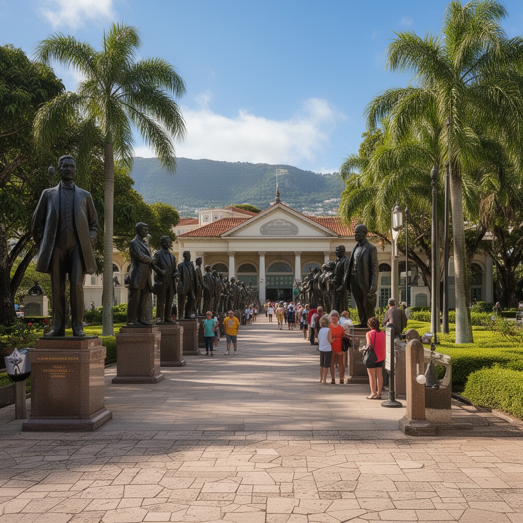 AI-generated illustration of Walkway of the Presidents