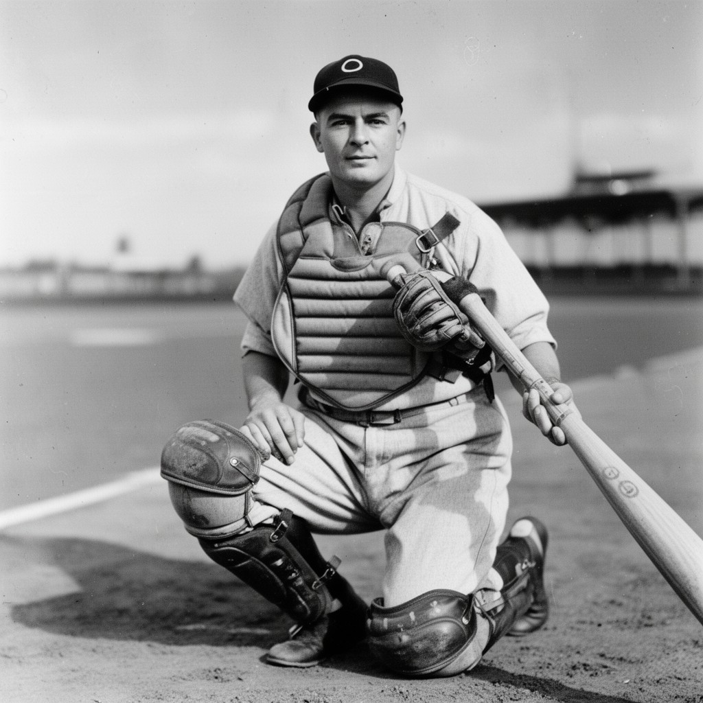 AI-generated illustration of Mickey Cochrane