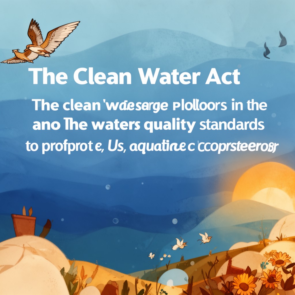AI-generated illustration of Clean Water Act