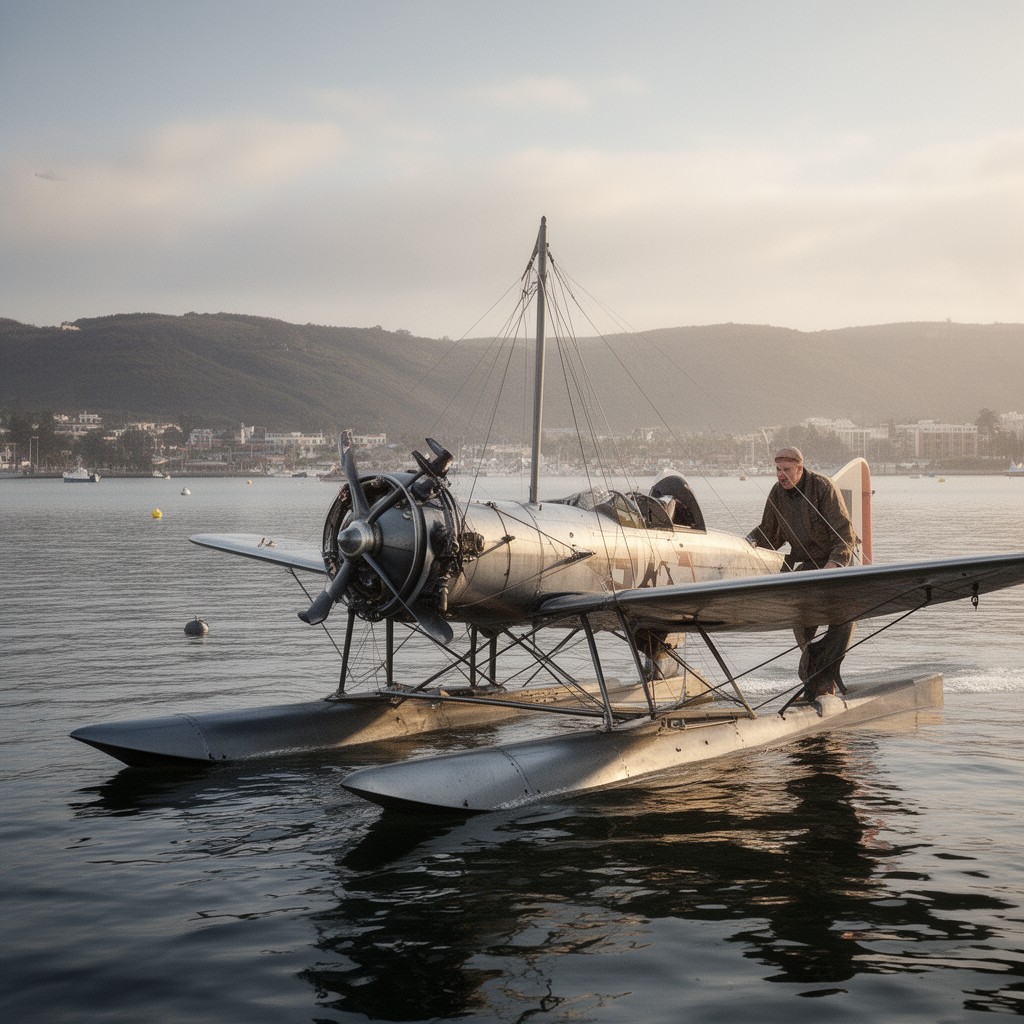 AI-generated illustration of Supermarine S.4