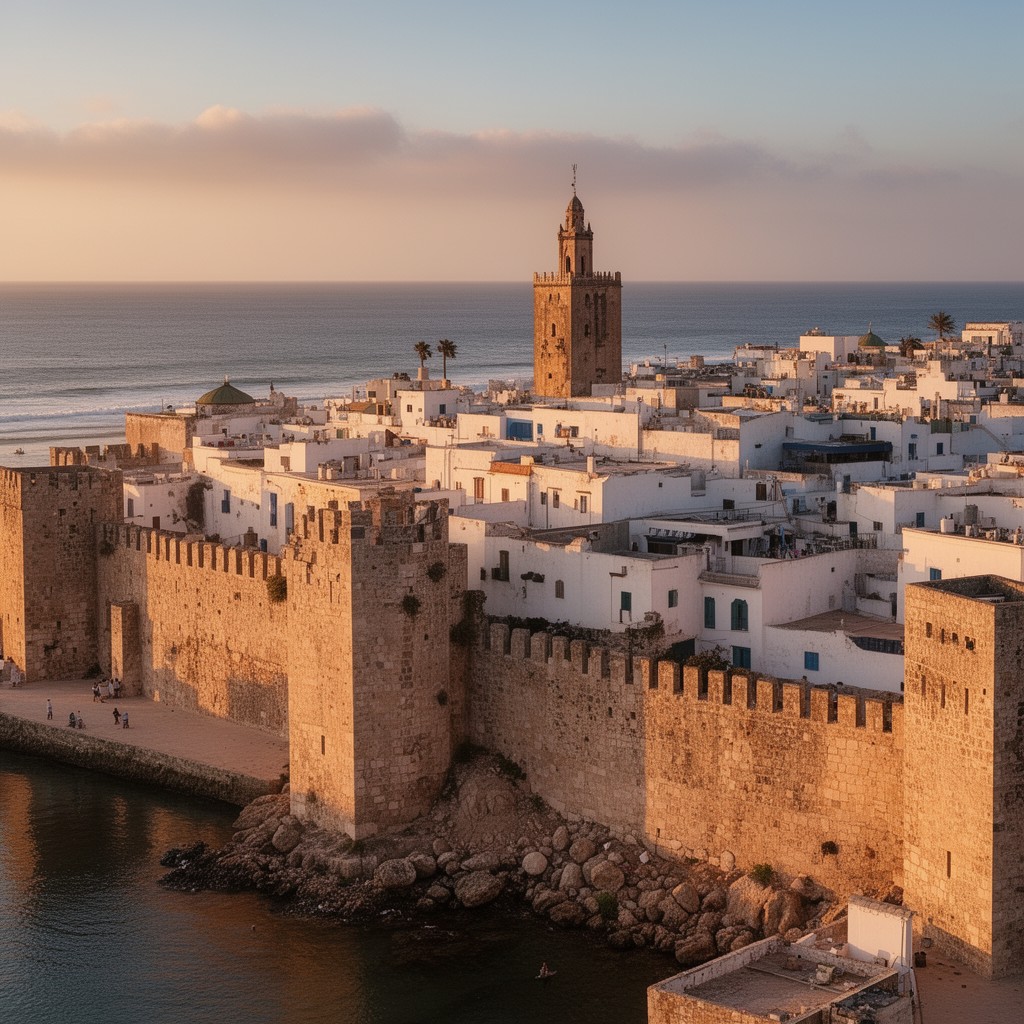 AI-generated illustration of Medina of Essaouira